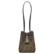 Fake Fendi Origami Mini 8BS083 Dark Coffee Replica Fake Fendi Origami Mini 8BS083 Dark Coffee Replica