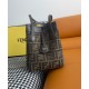 Fake Fendi Origami Mini 8BS083 Dark Coffee Replica Fake Fendi Origami Mini 8BS083 Dark Coffee Replica
