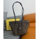 Fake Fendi Origami Mini 8BS083 Dark Coffee Replica Fake Fendi Origami Mini 8BS083 Dark Coffee Replica