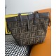 Fake Fendi Origami Mini 8BS083 Dark Coffee Replica Fake Fendi Origami Mini 8BS083 Dark Coffee Replica