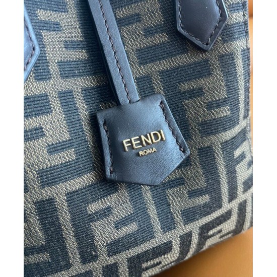 Fake Fendi Origami Mini 8BS083 Dark Coffee Replica Fake Fendi Origami Mini 8BS083 Dark Coffee Replica
