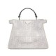 Replica Fendi Peekaboo ISeeU Small 8BN327 Silver Replica Fendi Peekaboo ISeeU Small 8BN327 Silver