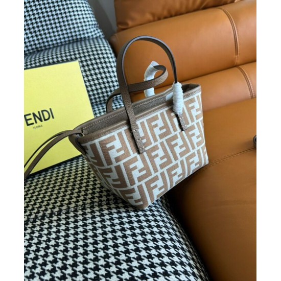 Replica Fendi Mini Roll 8BS096 Apricot Fake Fendi Mini Roll 8BS096 Apricot Replica