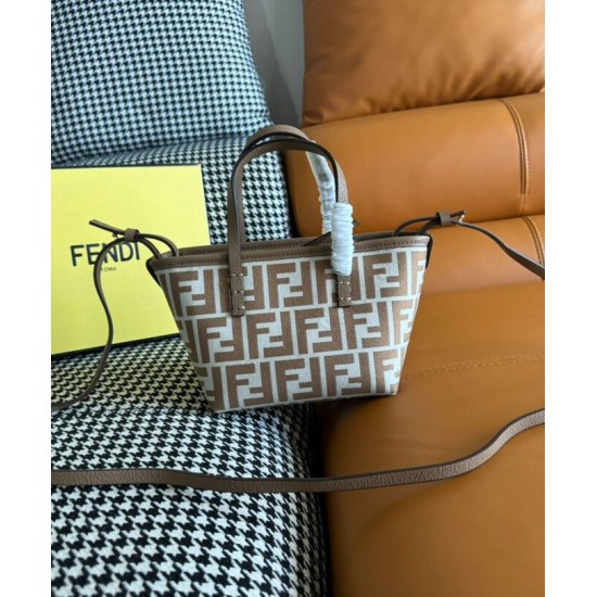 Replica Fendi Mini Roll 8BS096 Apricot Fake Fendi Mini Roll 8BS096 Apricot Replica