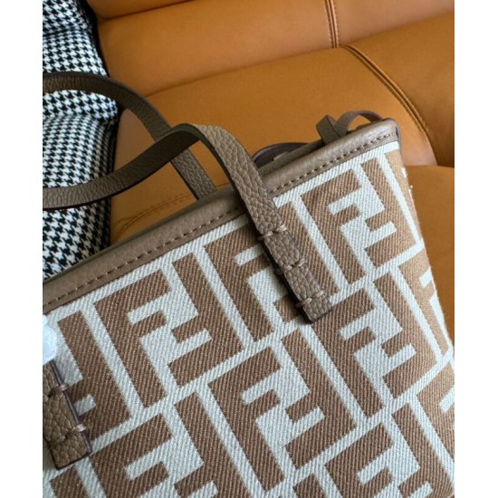 Replica Fendi Mini Roll 8BS096 Apricot Fake Fendi Mini Roll 8BS096 Apricot Replica