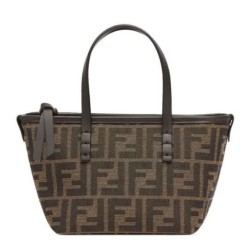 Fake Fendi Mini Roll 8BS096 Dark Coffee Replica