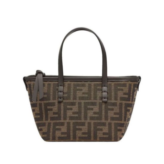 Replica Fendi Mini Roll 8BS096 Dark Coffee Fake Fendi Mini Roll 8BS096 Dark Coffee Replica