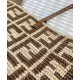 Replica Fendi Large Roll 8BH425 Coffee Fake Fendi Large Roll 8BH425 Coffee Replica