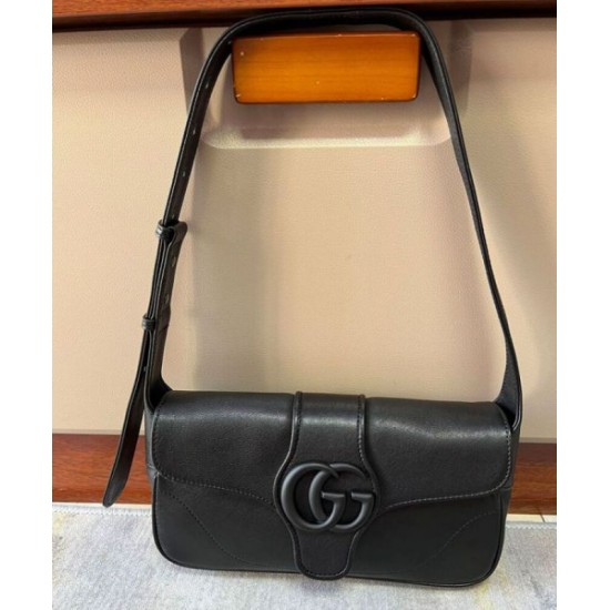 Replica Gucci Aphrodite Small Shoulder Bag 767226 Black Fake Gucci Aphrodite Small Shoulder Bag 767226 Black Replica