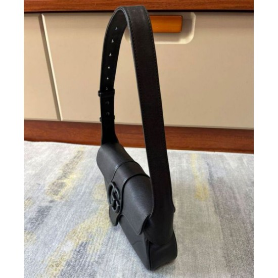 Replica Gucci Aphrodite Small Shoulder Bag 767226 Black Fake Gucci Aphrodite Small Shoulder Bag 767226 Black Replica
