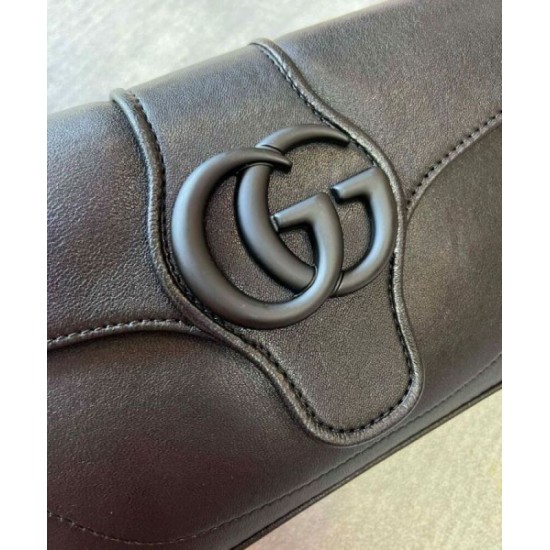 Replica Gucci Aphrodite Small Shoulder Bag 767226 Black Fake Gucci Aphrodite Small Shoulder Bag 767226 Black Replica
