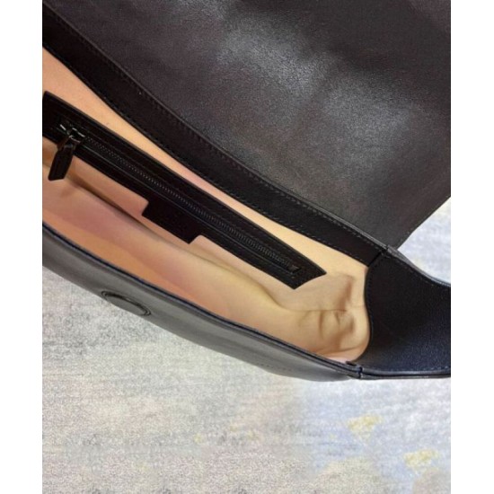 Replica Gucci Aphrodite Small Shoulder Bag 767226 Black Fake Gucci Aphrodite Small Shoulder Bag 767226 Black Replica