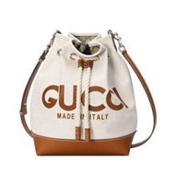 Fake Gucci Small Shoulder Bag With Gucci Print 772856 Coffee Replica