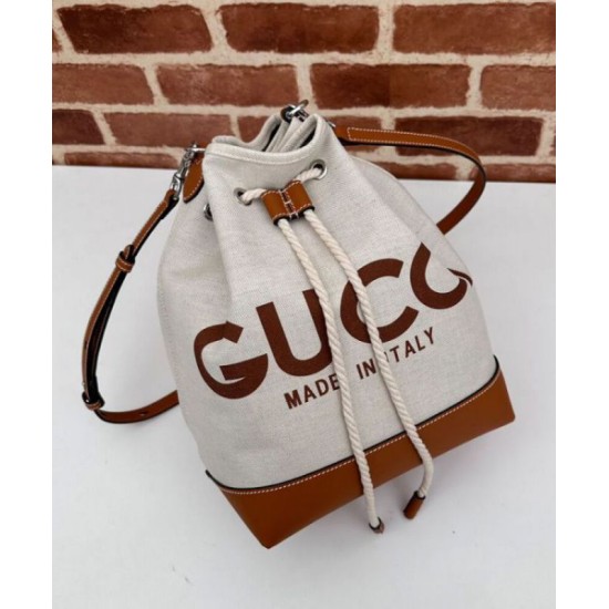 Fake Gucci Small Shoulder Bag With Gucci Print 772856 Coffee Replica