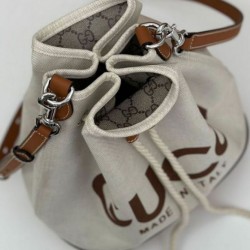 Fake Gucci Small Shoulder Bag With Gucci Print 772856 Coffee Replica