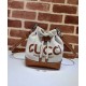 Replica Gucci Mini Shoulder Bag With Gucci Print 777166 Coffee