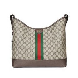 Replica Gucci Ophidia GG Medium Shoulder Bag 781392 Dark Coffee