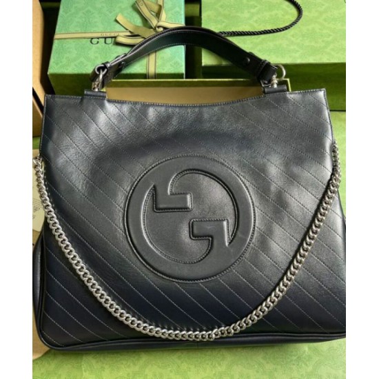 Fake Gucci Blondie Medium Tote Bag 751516 Black Replica Replica Gucci Blondie Medium Tote Bag 751516 Black