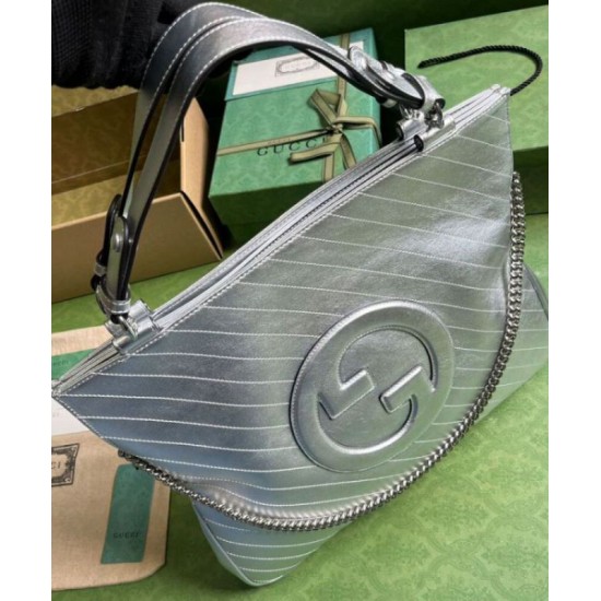 Replica Gucci Blondie Medium Tote Bag 751516 Silver Replica Gucci Blondie Medium Tote Bag 751516 Silver