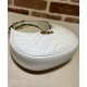 Replica Gucci GG Marmont A mini bag in the shape of a half-moon White Replica Gucci GG Marmont A mini bag in the shape of a half-moon White