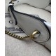 Replica Gucci GG Marmont A mini bag in the shape of a half-moon White Replica Gucci GG Marmont A mini bag in the shape of a half-moon White