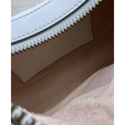 Replica Gucci GG Marmont A mini bag in the shape of a half-moon White