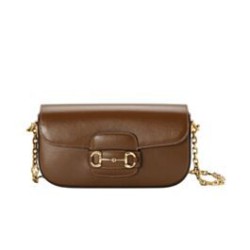 Replica Gucci Horsebit 1955 Small Shoulder Bag 735178 Coffee