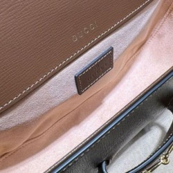 Replica Gucci Horsebit 1955 Small Shoulder Bag 735178 Coffee