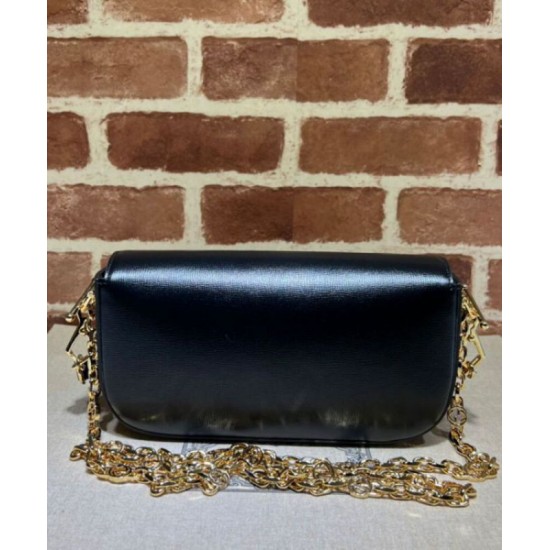 Replica Gucci Horsebit 1955 Small Shoulder Bag 735178 Black Replica Gucci Horsebit 1955 Small Shoulder Bag 735178 Black