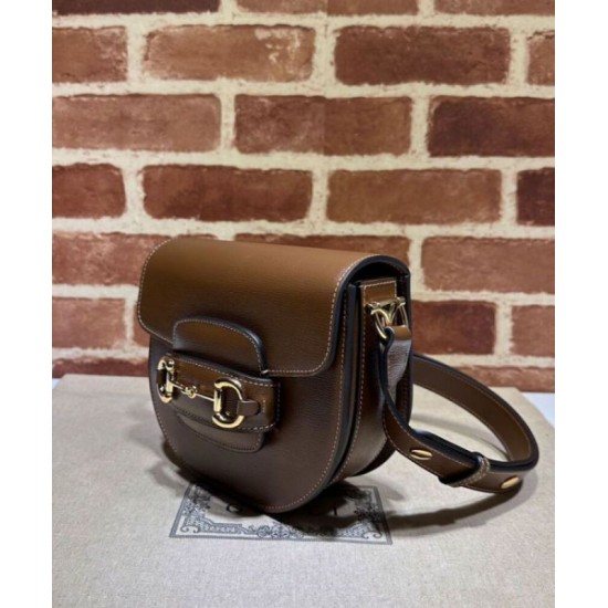 Replica Gucci Horsebit 1955 Mini Rounded Bag 760191 Coffee Fake Gucci Horsebit 1955 Mini Rounded Bag 760191 Coffee Replica