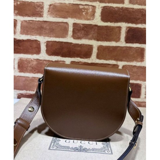 Replica Gucci Horsebit 1955 Mini Rounded Bag 760191 Coffee Fake Gucci Horsebit 1955 Mini Rounded Bag 760191 Coffee Replica