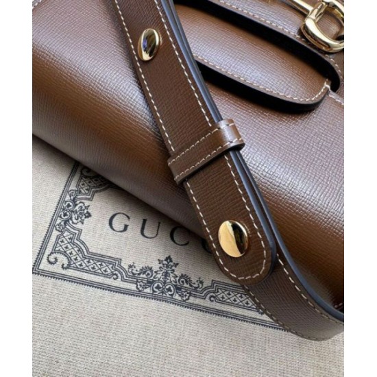 Replica Gucci Horsebit 1955 Mini Rounded Bag 760191 Coffee Fake Gucci Horsebit 1955 Mini Rounded Bag 760191 Coffee Replica