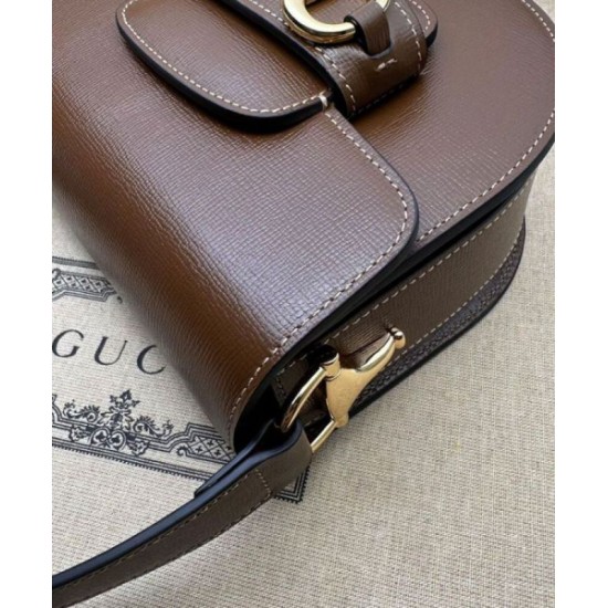 Replica Gucci Horsebit 1955 Mini Rounded Bag 760191 Coffee Fake Gucci Horsebit 1955 Mini Rounded Bag 760191 Coffee Replica