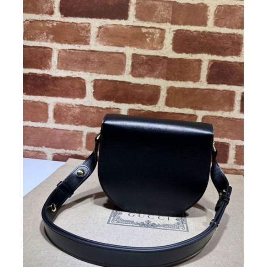 Fake Gucci Horsebit 1955 Mini Rounded Bag 760191 Black Replica Replica Gucci Horsebit 1955 Mini Rounded Bag 760191 Black