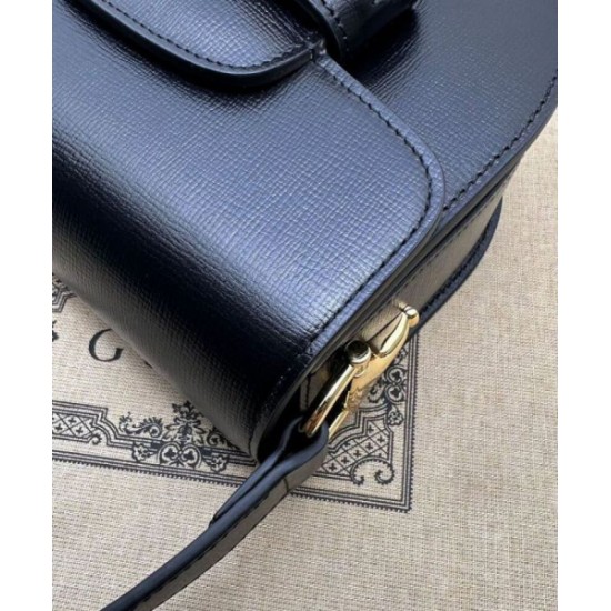 Fake Gucci Horsebit 1955 Mini Rounded Bag 760191 Black Replica Replica Gucci Horsebit 1955 Mini Rounded Bag 760191 Black