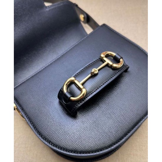 Fake Gucci Horsebit 1955 Mini Rounded Bag 760191 Black Replica Replica Gucci Horsebit 1955 Mini Rounded Bag 760191 Black