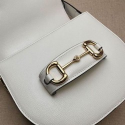 Fake Gucci Horsebit 1955 Mini Rounded Bag 760191 Cream Replica