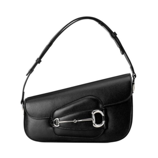 Replica Gucci Horsebit 1955 Shoulder Bag 764155 Black Replica Gucci Horsebit 1955 Shoulder Bag 764155 Black