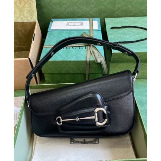 Replica Gucci Horsebit 1955 Shoulder Bag 764155 Black Replica Gucci Horsebit 1955 Shoulder Bag 764155 Black