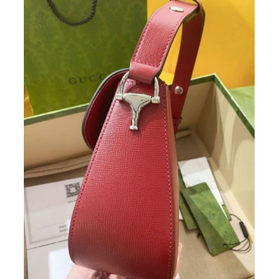 Fake Gucci Horsebit 1955 Shoulder Bag 764155 Red Replica Replica Gucci Horsebit 1955 Shoulder Bag 764155 Red