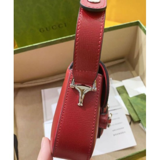 Fake Gucci Horsebit 1955 Shoulder Bag 764155 Red Replica Replica Gucci Horsebit 1955 Shoulder Bag 764155 Red