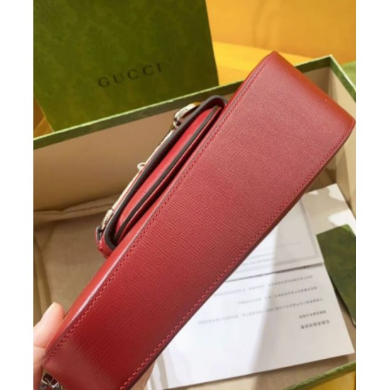 Fake Gucci Horsebit 1955 Shoulder Bag 764155 Red Replica Replica Gucci Horsebit 1955 Shoulder Bag 764155 Red