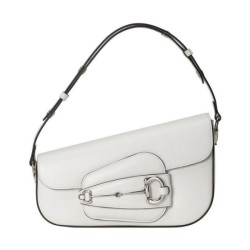 Replica Gucci Horsebit 1955 Shoulder Bag 764155 White
