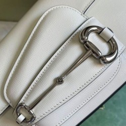 Replica Gucci Horsebit 1955 Shoulder Bag 764155 White