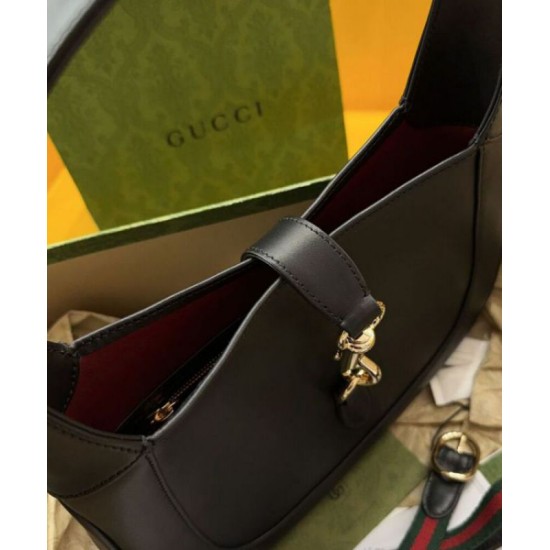 Replica Gucci Jackie Small Shoulder Bag 782849 Black Replica Gucci Jackie Small Shoulder Bag 782849 Black