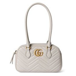 Replica Gucci GG Marmont Small Top Handle Bag 795199 Light Gray