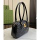 Replica Gucci GG Marmont Small Top Handle Bag 795199 Black Fake Gucci GG Marmont Small Top Handle Bag 795199 Black Replica