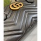 Replica Gucci GG Marmont Medium Top Handle Bag 795218 Black Replica Gucci GG Marmont Medium Top Handle Bag 795218 Black