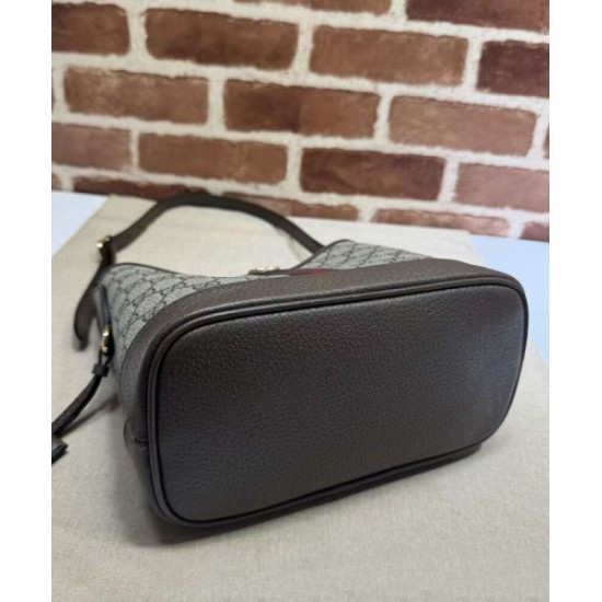 Fake Gucci Ophidia Series GG small shoulder bag Dark Coffee Replica Replica Gucci Ophidia Series GG small shoulder bag Dark Coffee