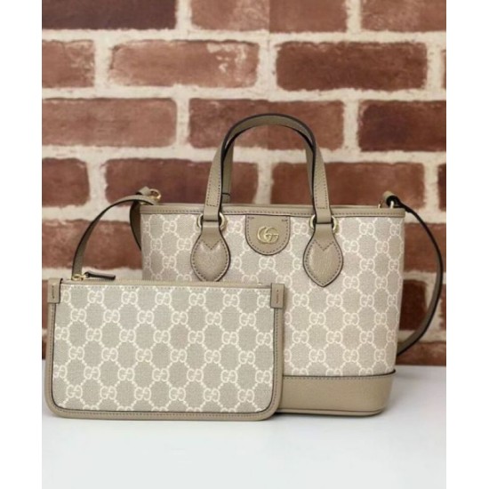 Fake Gucci Ophidia Series mini tote bag Cream Replica Fake Gucci Ophidia Series mini tote bag Cream Replica